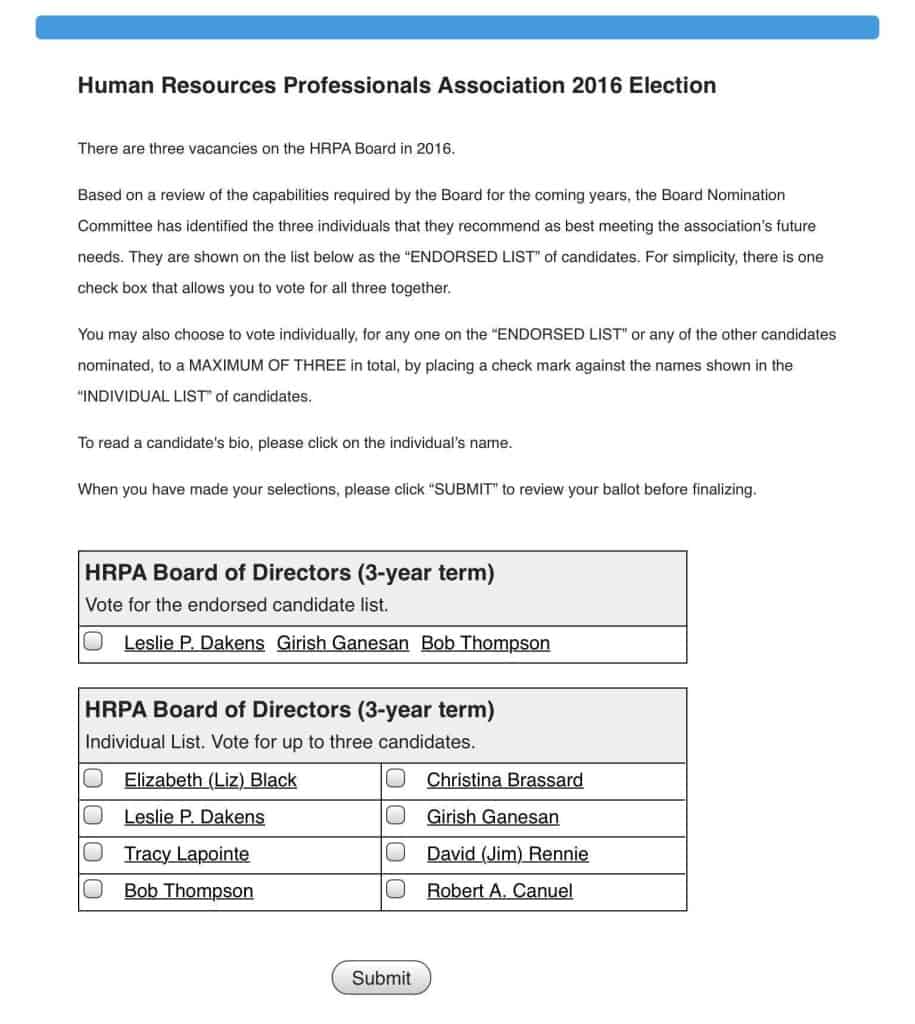 HRPA Executive Board Nominees Screenshot_2016